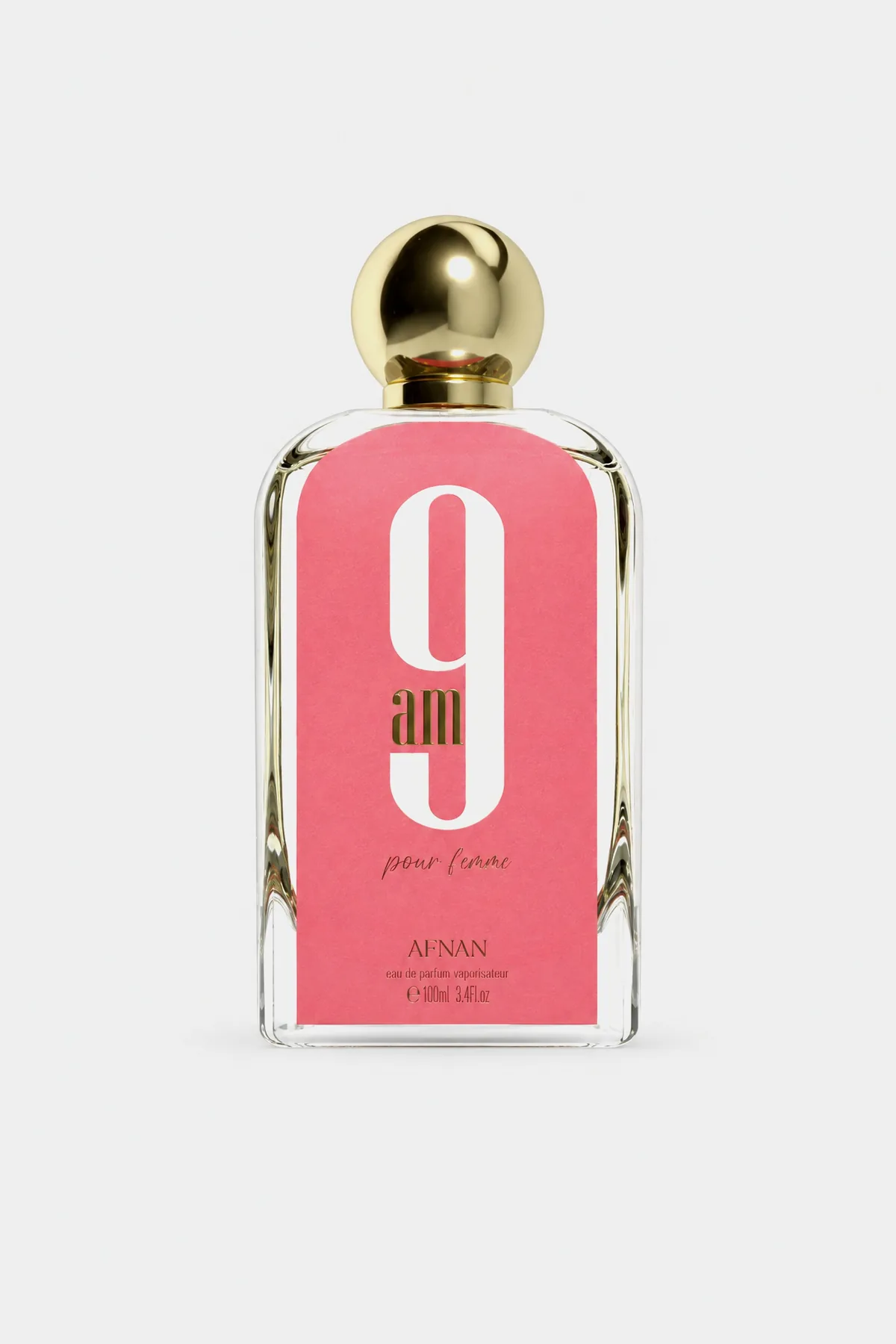 Afnan 9AM Pour Femme Eau de Parfum 100 ml bottle, front view