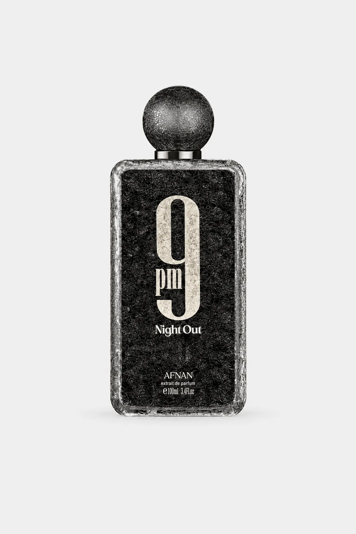 Afnan 9PM Night Out Extrait de Parfum 100 ml bottle, front view