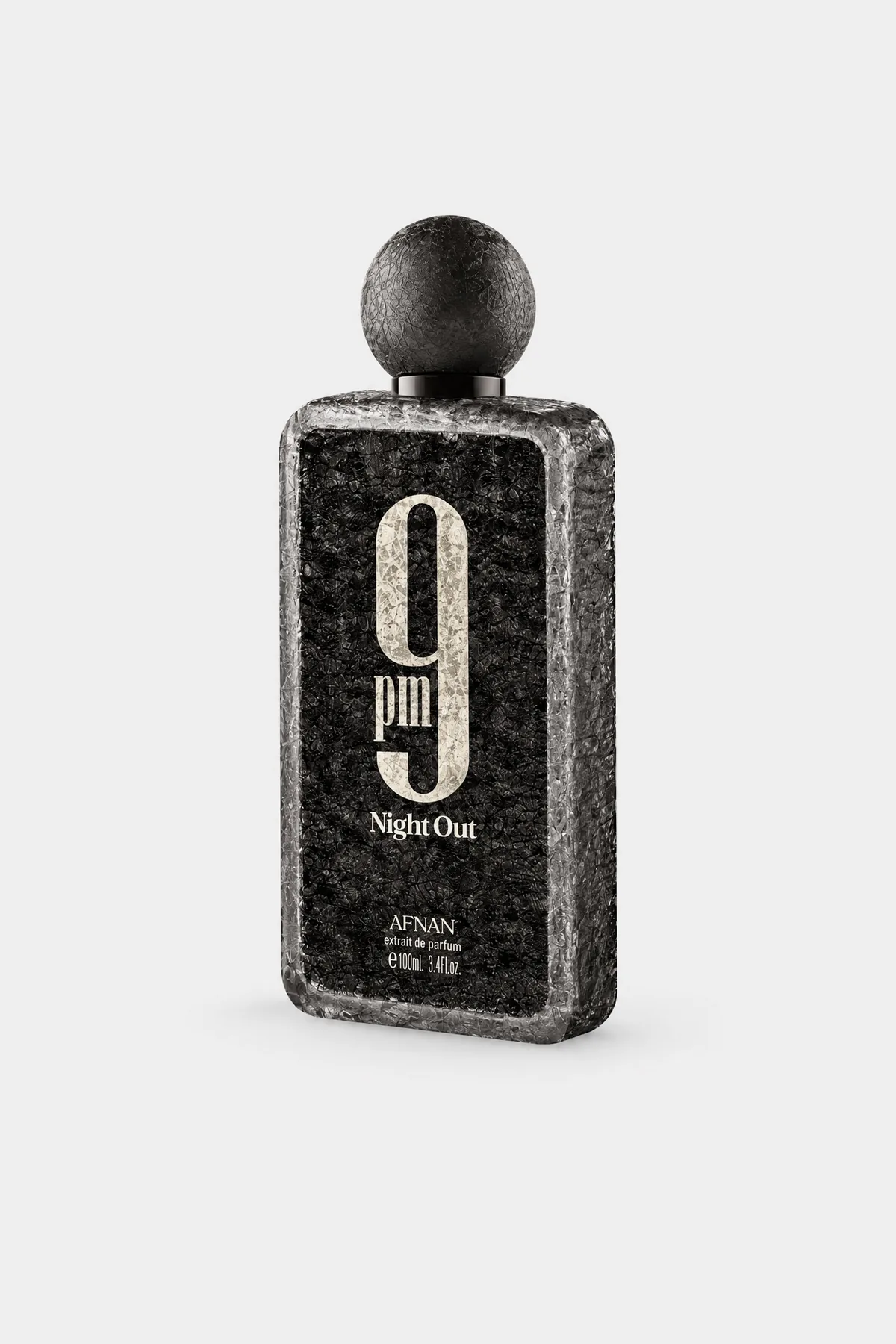 Afnan 9PM Night Out Extrait de Parfum 100 ml bottle, three-quarter view