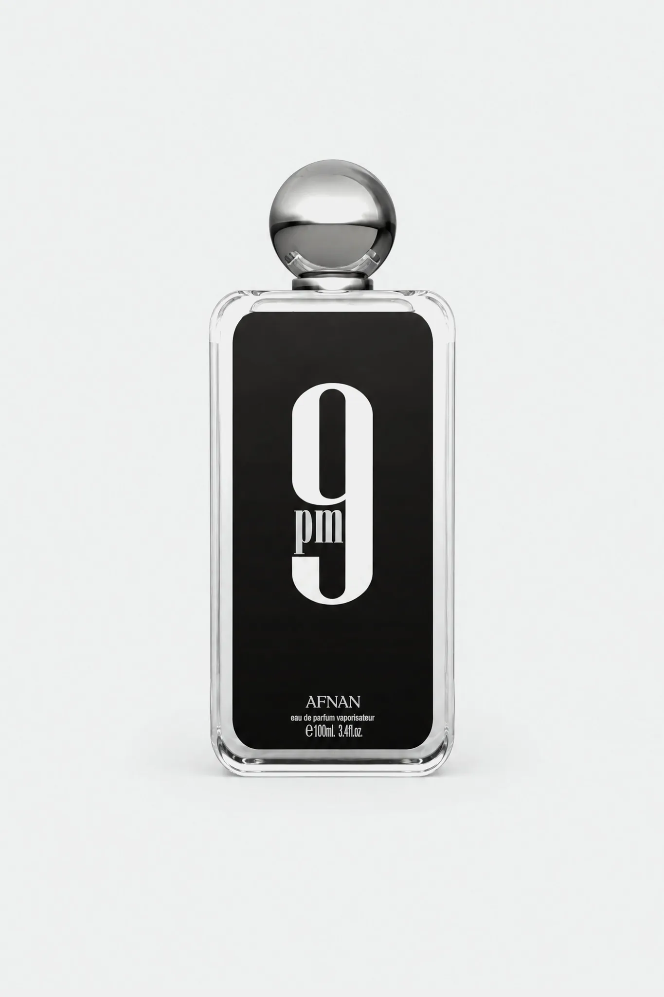 Afnan 9PM Eau de Parfum 100 ml bottle, front view