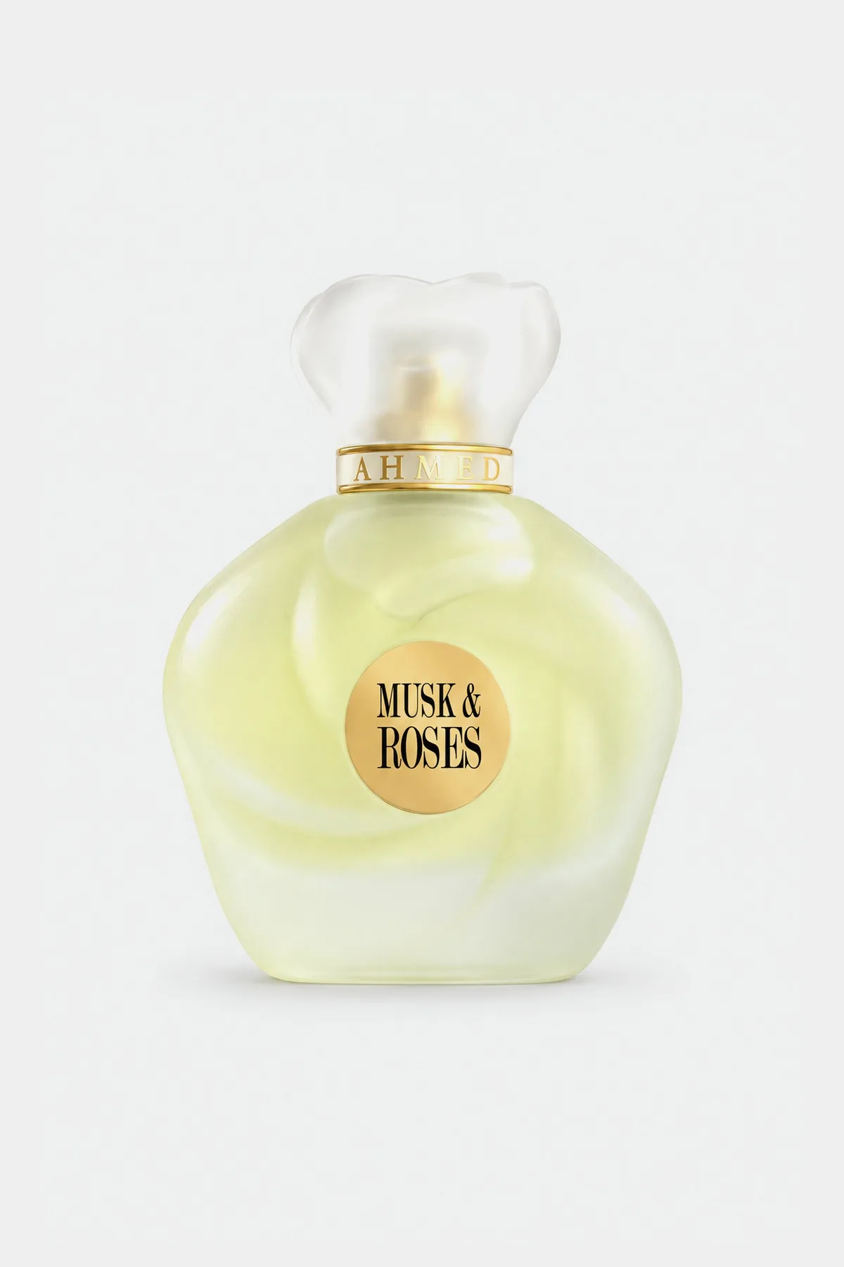 Ahmed Al Maghribi Musk & Roses Extrait de Parfum 75 ml bottle, front view